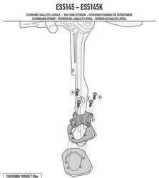 GIVI ES5145 POSZERZENIE DODATKOWE STOPKI - BMW F900GS (24)