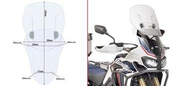 GIVI AF1144 SZYBA REGULOWANA 'AIRFLOW' - HONDA CRF1000L AFRICA TWIN (16)