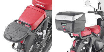 GIVI SR1195 STELAŻ KUFRA CENTRALNEGO (BEZ PŁYTY) - HONDA  HONDA SUPER CUB C125 '(22 - 23)