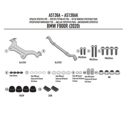 KAPPA A5139AK MOCOWANIE SZYBY 5139SK – BMW F 900 R (20 > 22)