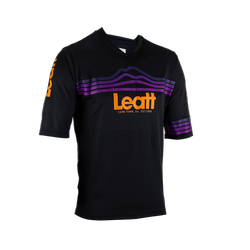 LEATT 2023 KOSZULKA ROWEROWA MTB ENDURO 3.0 JERSEY BLACK KOLOR CZARNY