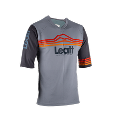 LEATT 2023 KOSZULKA ROWEROWA MTB ENDURO 3.0 JERSEY TITANIUM KOLOR SZARY/GRAFITOWY